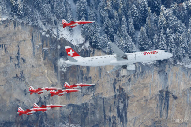 Northrop F-5E Tiger II & Airbus A-321