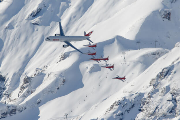 Northrop F-5E Tiger II & Airbus A-321