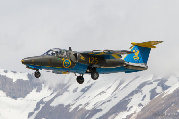 Swedish Saab 105 Sion AFB 2013